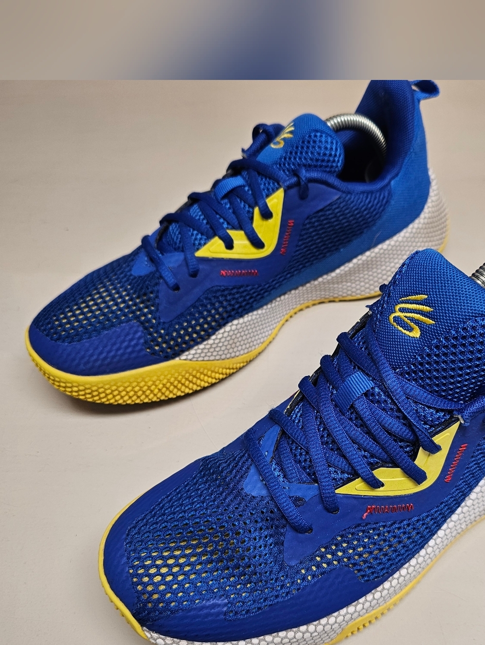 Under Armour CURRY HOVR SPLASH 3 3026899-400 Royal Versa Blue Taxi Size 9.5 Mens